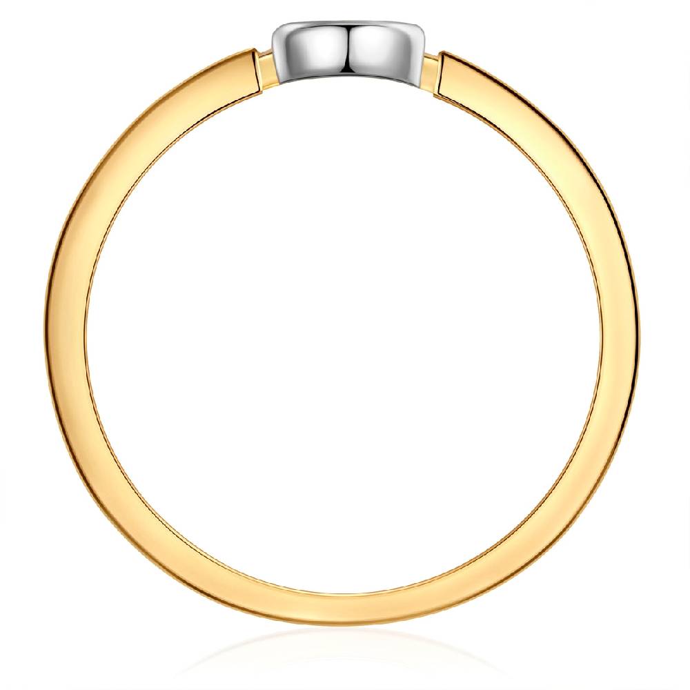 Rafaela Donata Ring Sterling Silber bicolor Zirkonia weiß Black Friday Preise