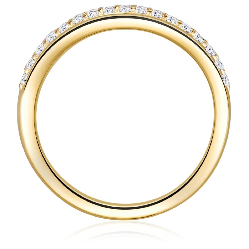 Rafaela Donata Ring Sterling Silber gelbgold Zirkonia weiß 2025