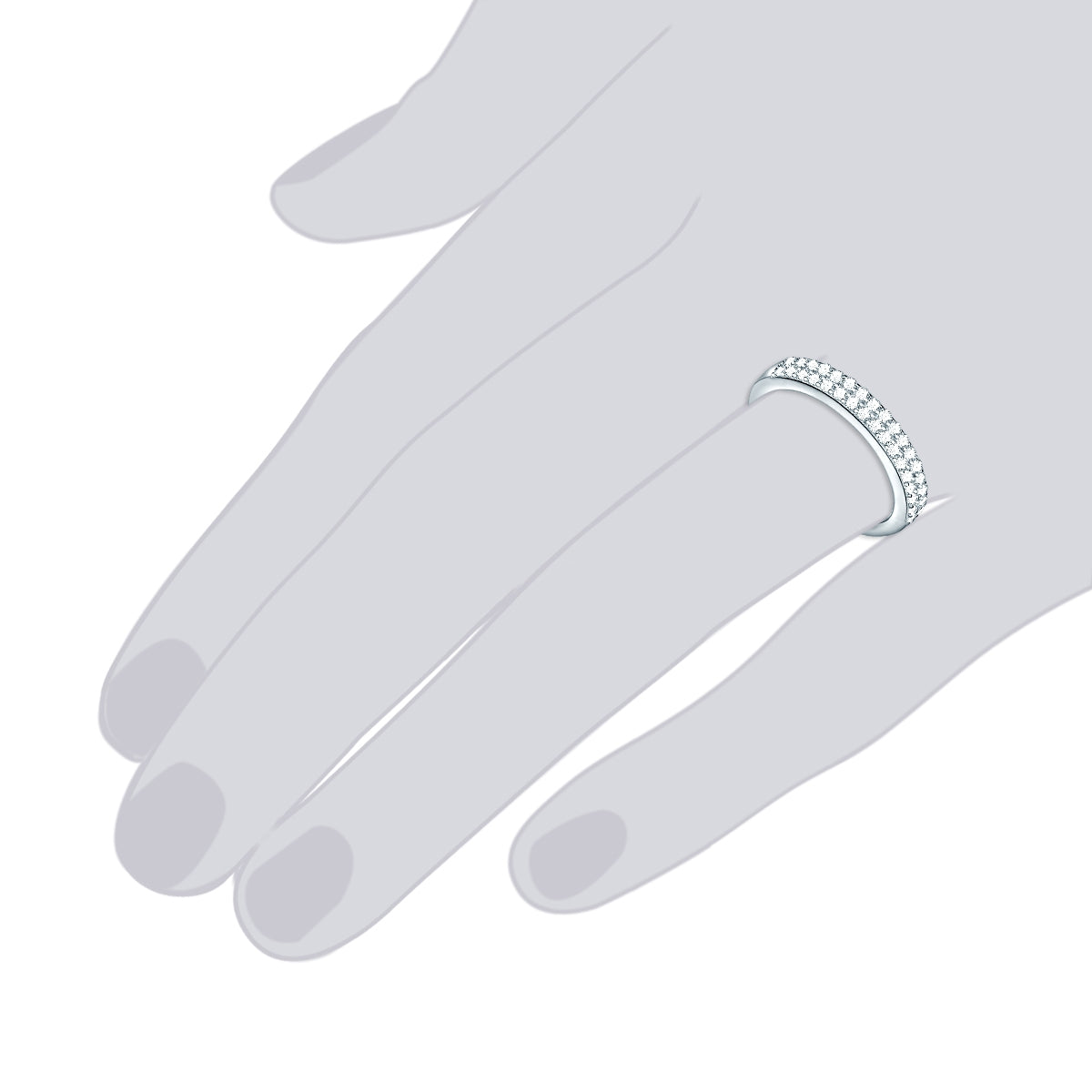 Rafaela Donata Ring Sterling Silber Zirkonia weiß Fabrikverkauf