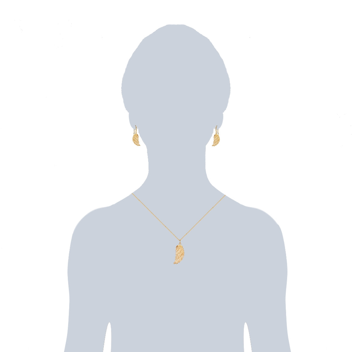Rafaela Donata Set (Kette+Ohrhänger) gelbgold Sonderangebot