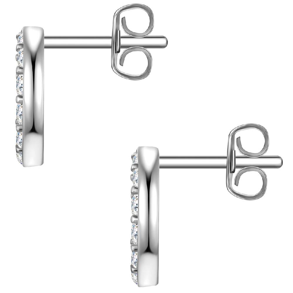 Rafaela Donata Ohrstecker Sterling Silber Zirkonia weiß Weihnachtsangebot