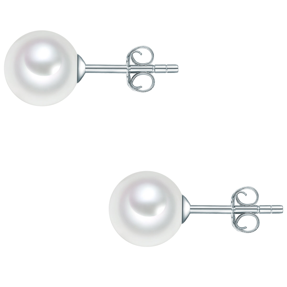 Rafaela Donata Ohrstecker Sterling Silber Muschelkernperle weiß Online Outlet
