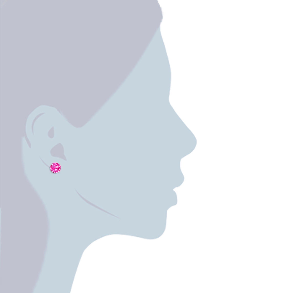 Rafaela Donata Ohrstecker Sterling Silber verziert mit Kristallen von Swarovski® rosa Exklusive Angebote