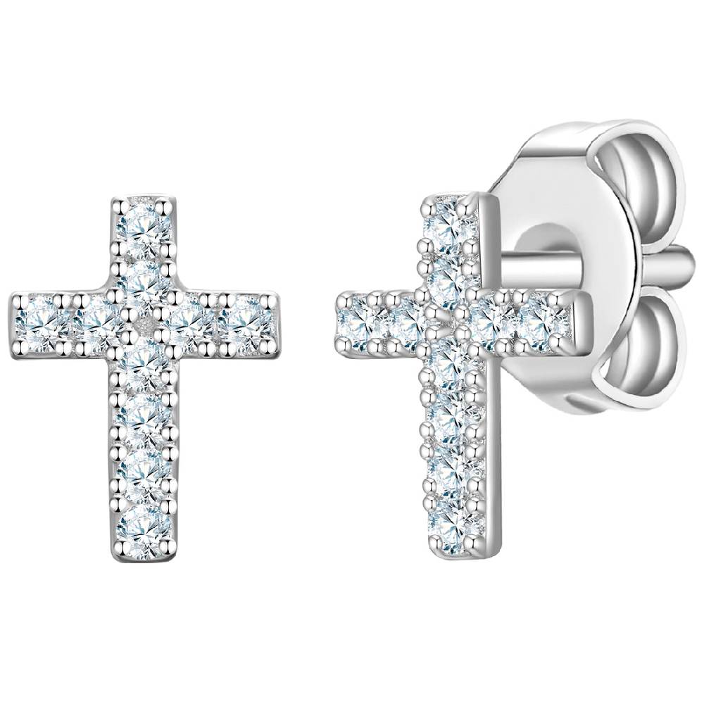 Rafaela Donata Ohrstecker Sterling Silber Zirkonia weiß Wochenangebot