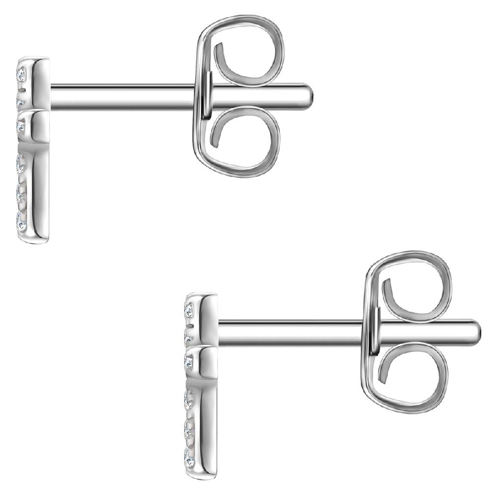 Rafaela Donata Ohrstecker Sterling Silber Zirkonia weiß Wochenangebot