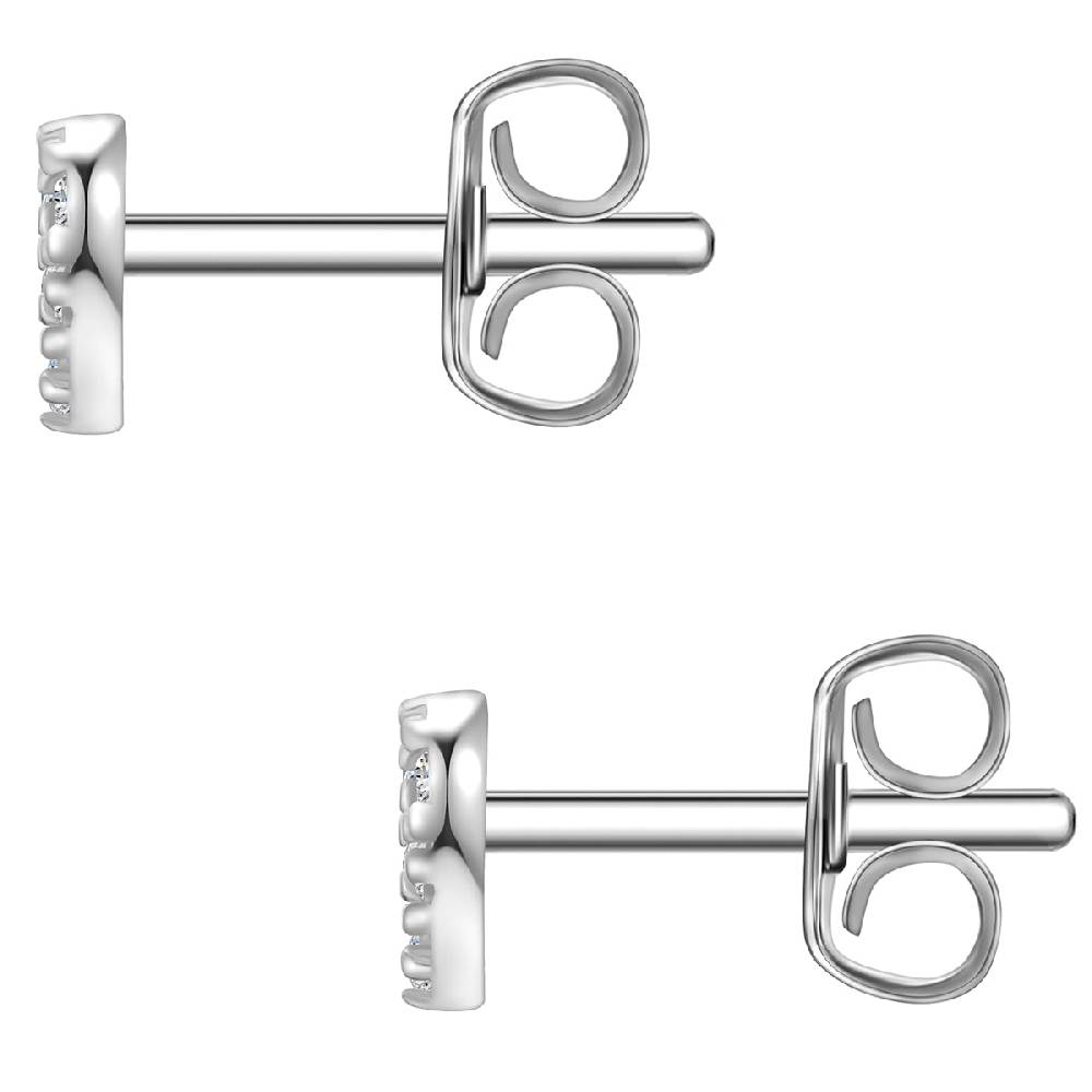 Rafaela Donata Ohrstecker Sterling Silber Zirkonia weiß Bis zu 50% Rabatt
