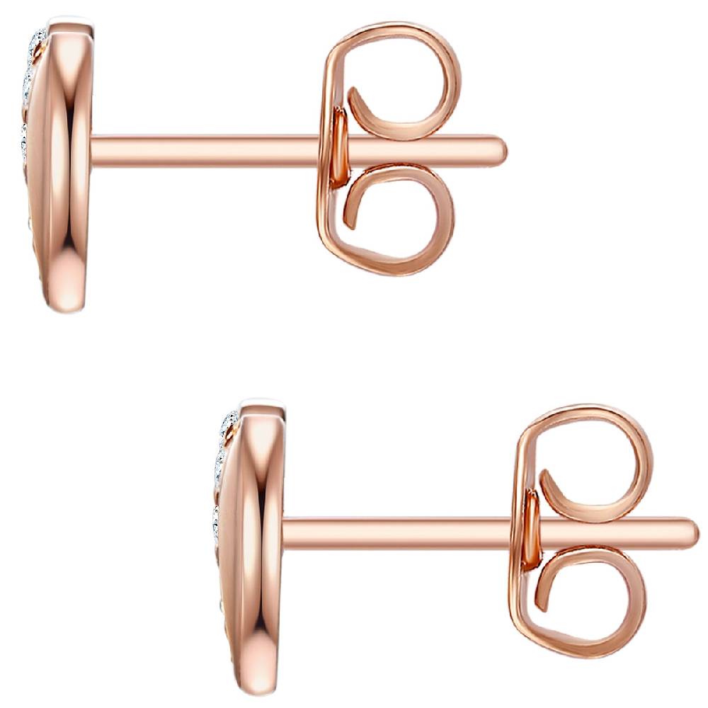 Rafaela Donata Ohrstecker Sterling Silber roségold Zirkonia weiß Bis zu 55% Rabatt