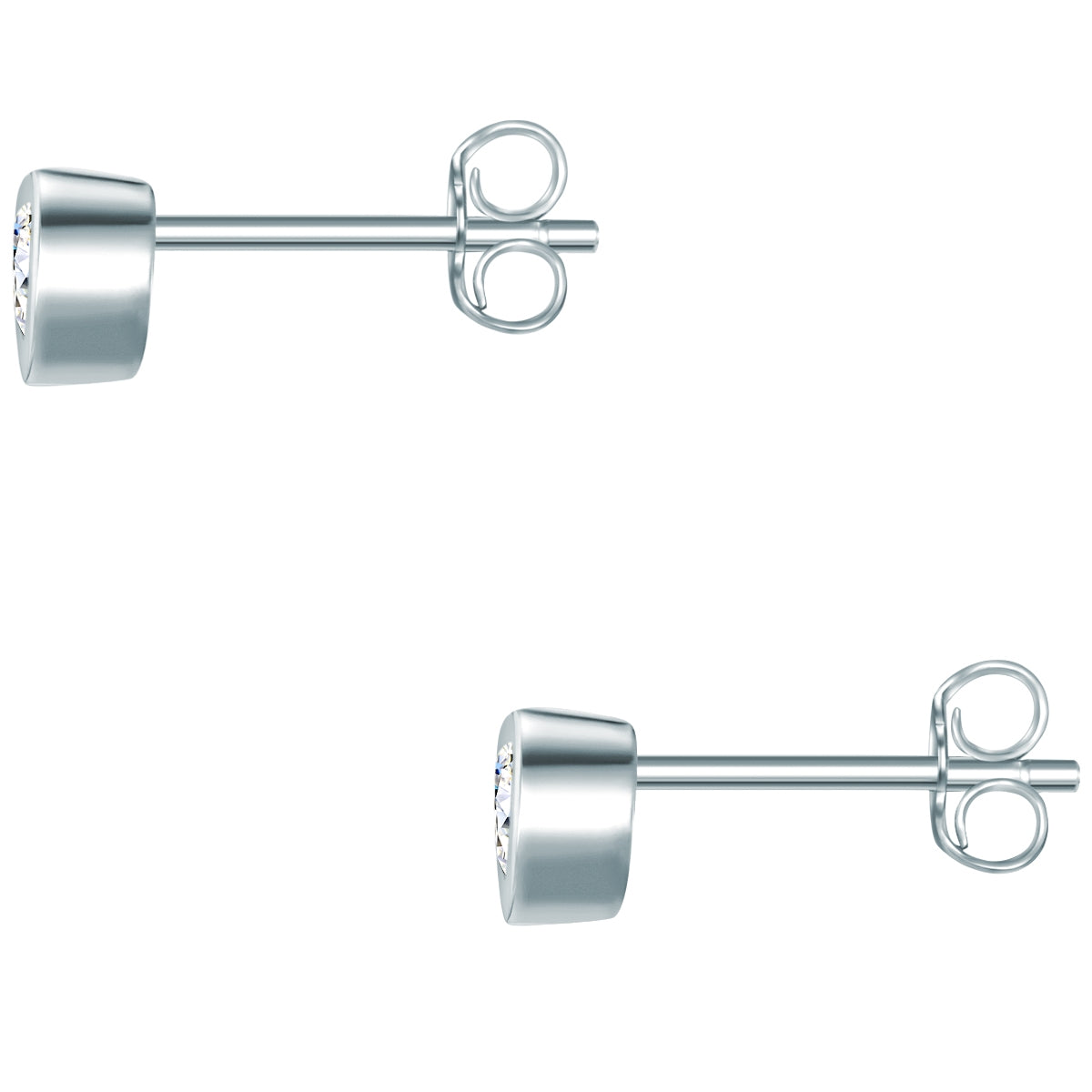 Rafaela Donata Ohrstecker Sterling Silber Zirkonia weiß Discount Store für neue Produkte