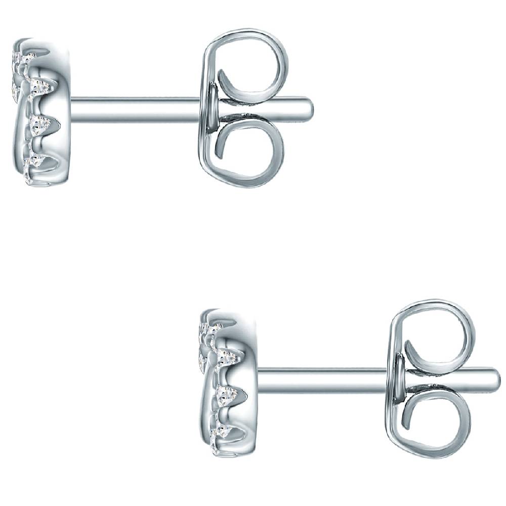 Rafaela Donata Ohrstecker Sterling Silber Zirkonia weiß 50% Rabatt mit kostenlosem Versand
