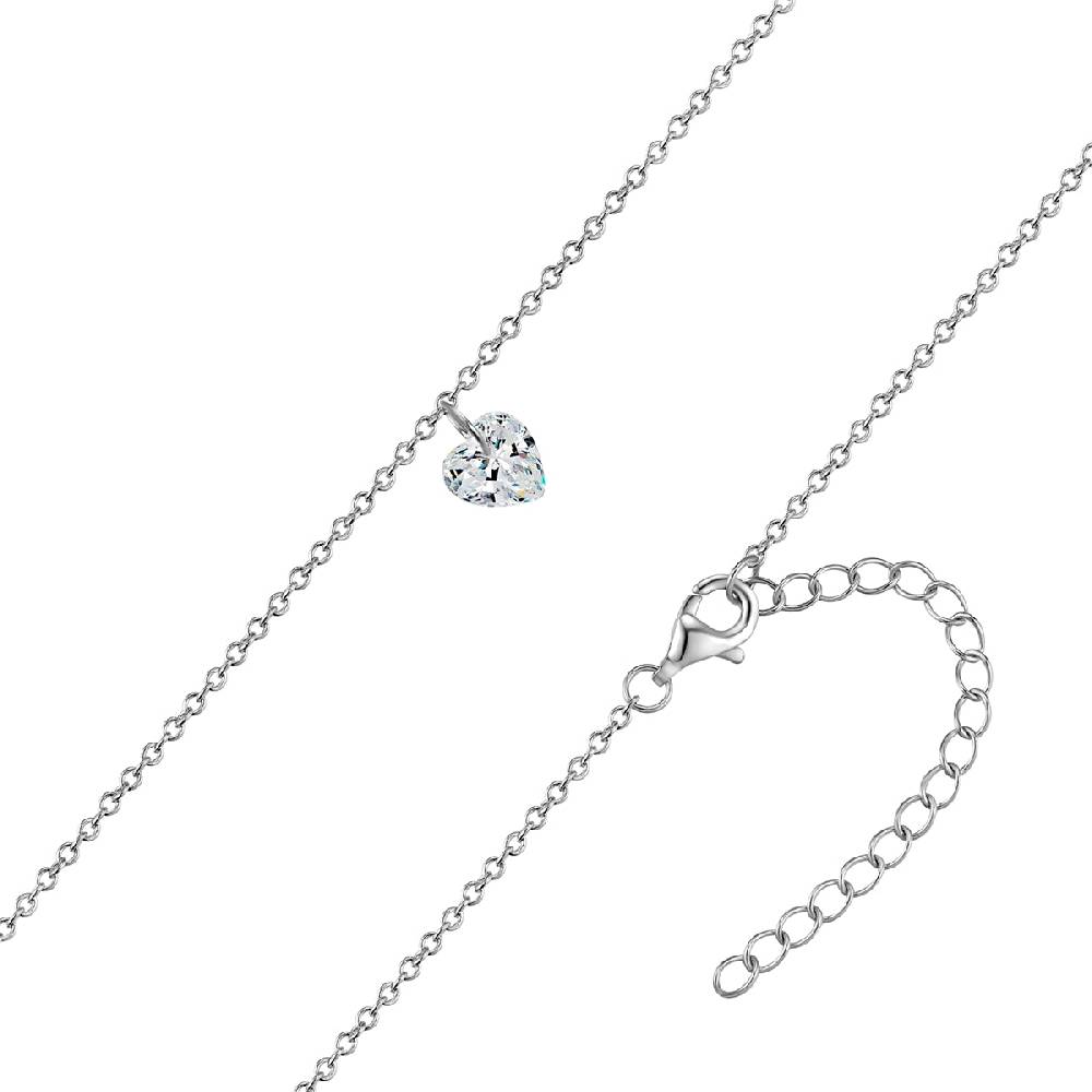 Rafaela Donata Kette mit Anhänger Sterling Silber Zirkonia weiß Im Verkauf