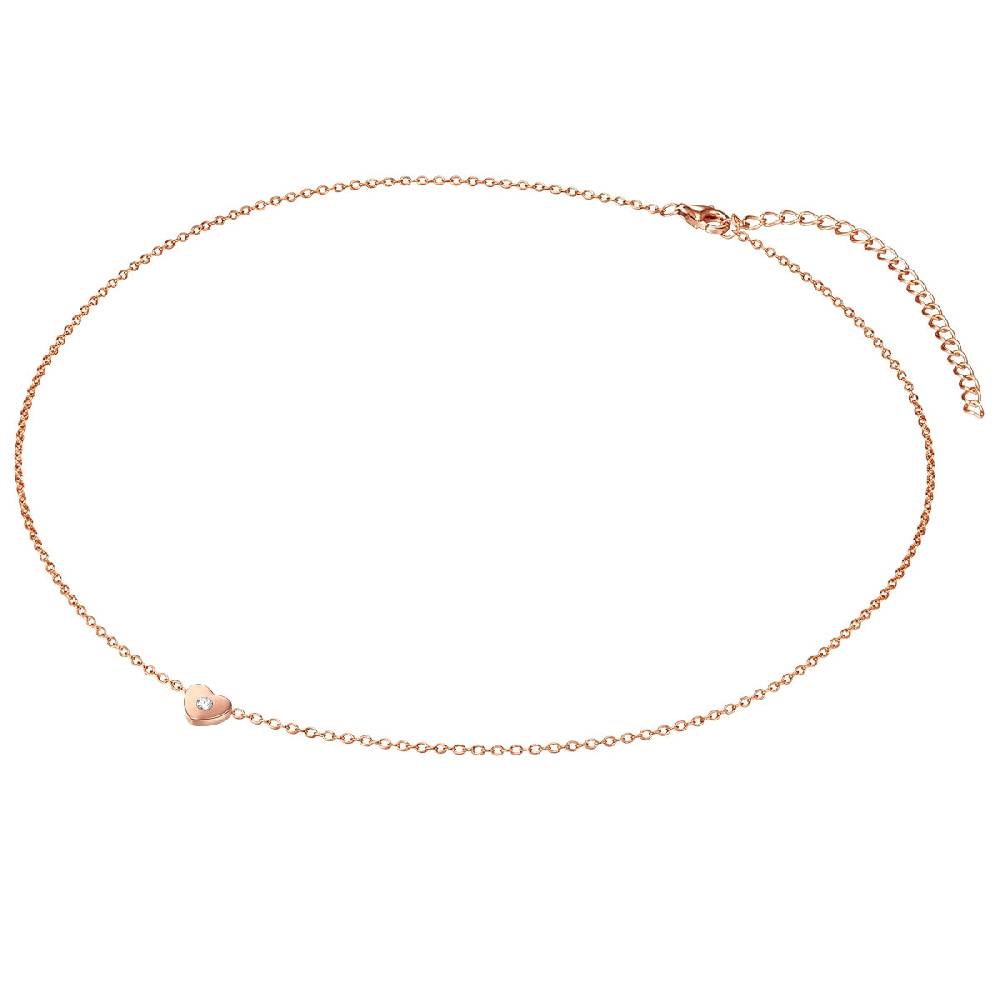 Rafaela Donata Kette mit Anhänger Sterling Silber roségold Zirkonia weiß Schlussverkauf
