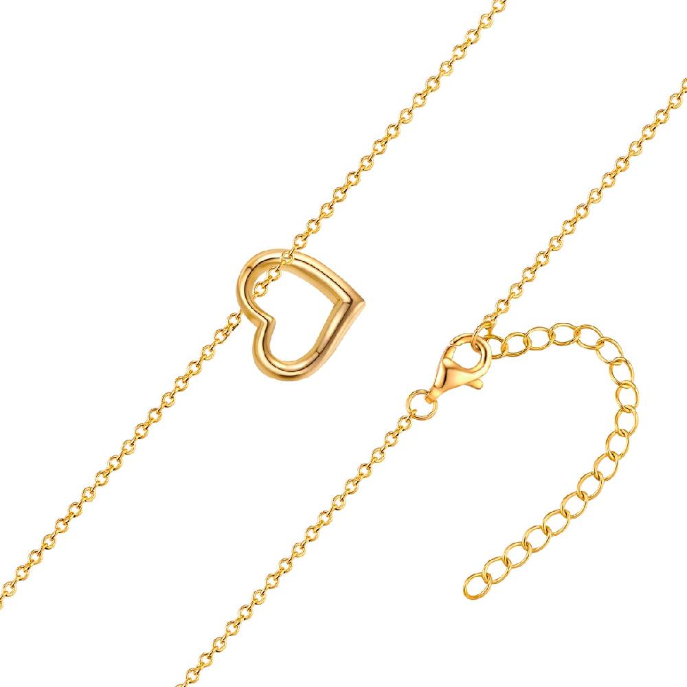 Rafaela Donata Kette mit Anhänger Sterling Silber gelbgold Weihnachtsangebot