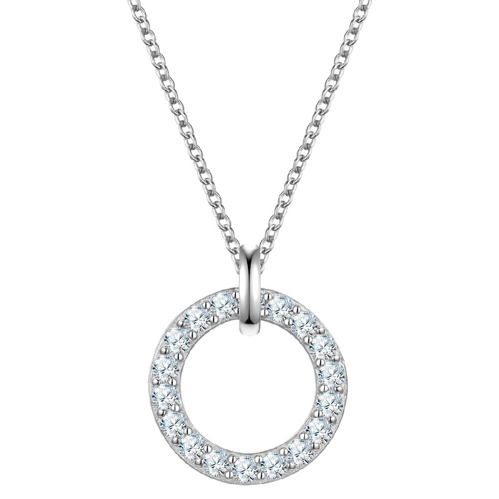 Rafaela Donata Kette mit Anhänger Sterling Silber Zirkonia weiß Valentinstagsangebot