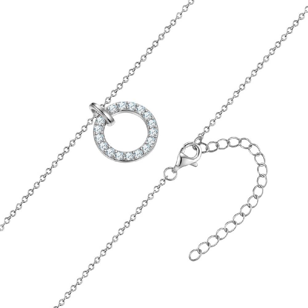 Rafaela Donata Kette mit Anhänger Sterling Silber Zirkonia weiß Valentinstagsangebot