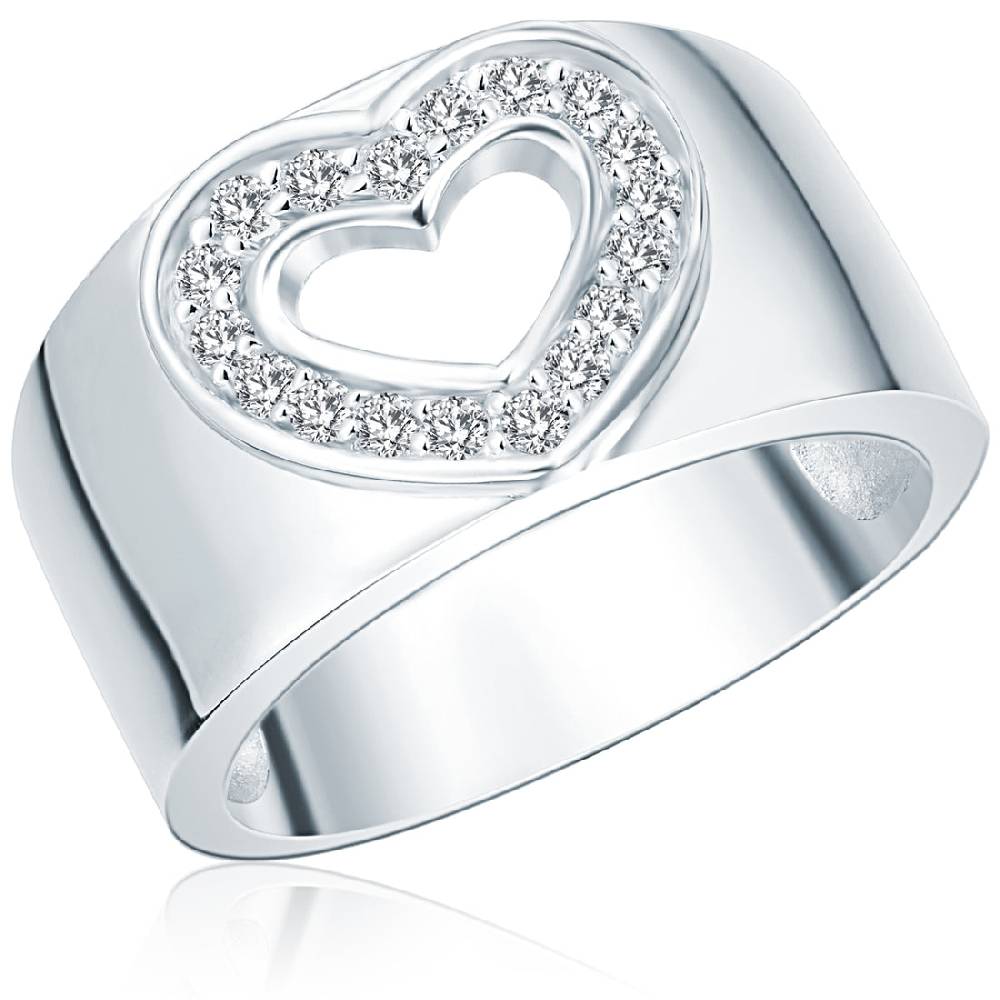 Rafaela Donata Ring Sterling Silber Zirkonia weiß Großer Ausverkauf