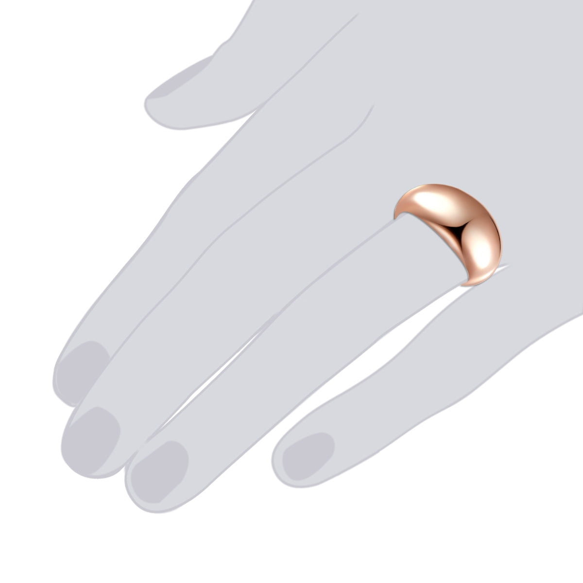 Rafaela Donata Ring Sterling Silber bi-Color Preisnachlass
