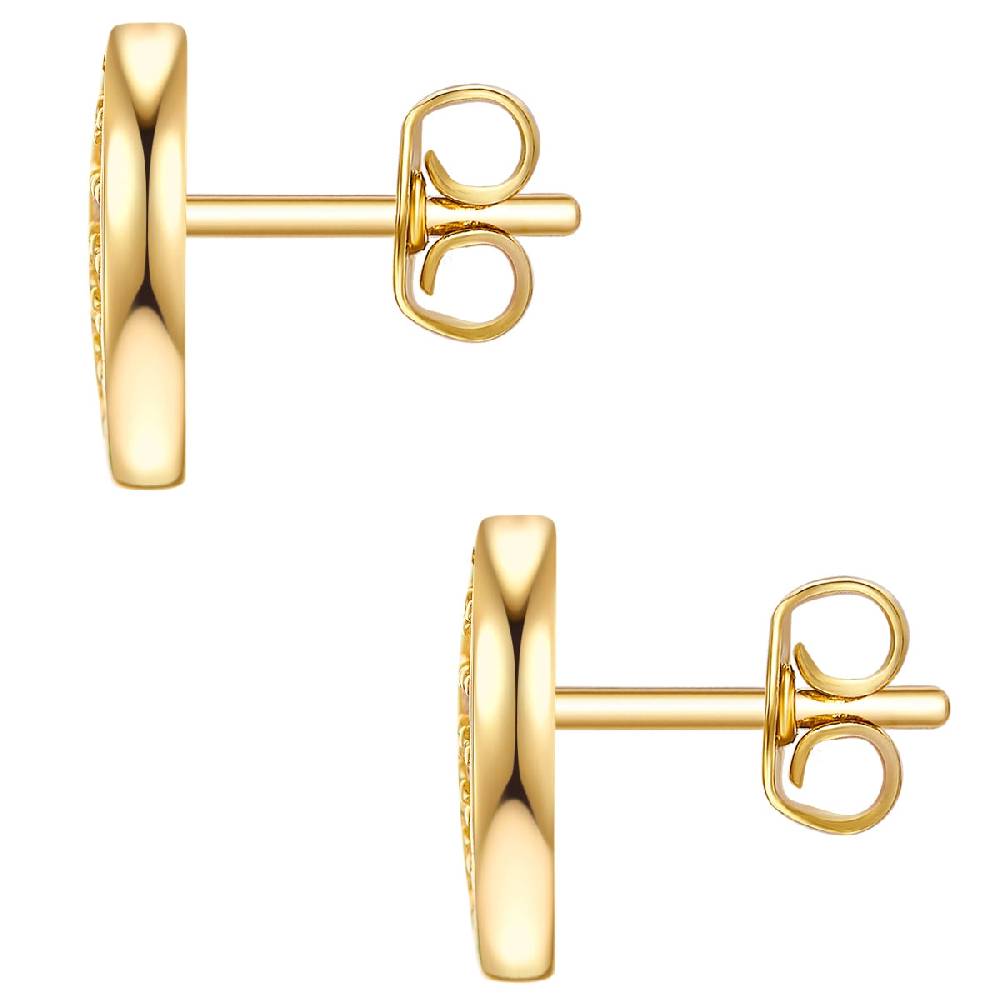 Rafaela Donata Ohrstecker Sterling Silber gelbgold Zirkonia weiß Sonderangebote