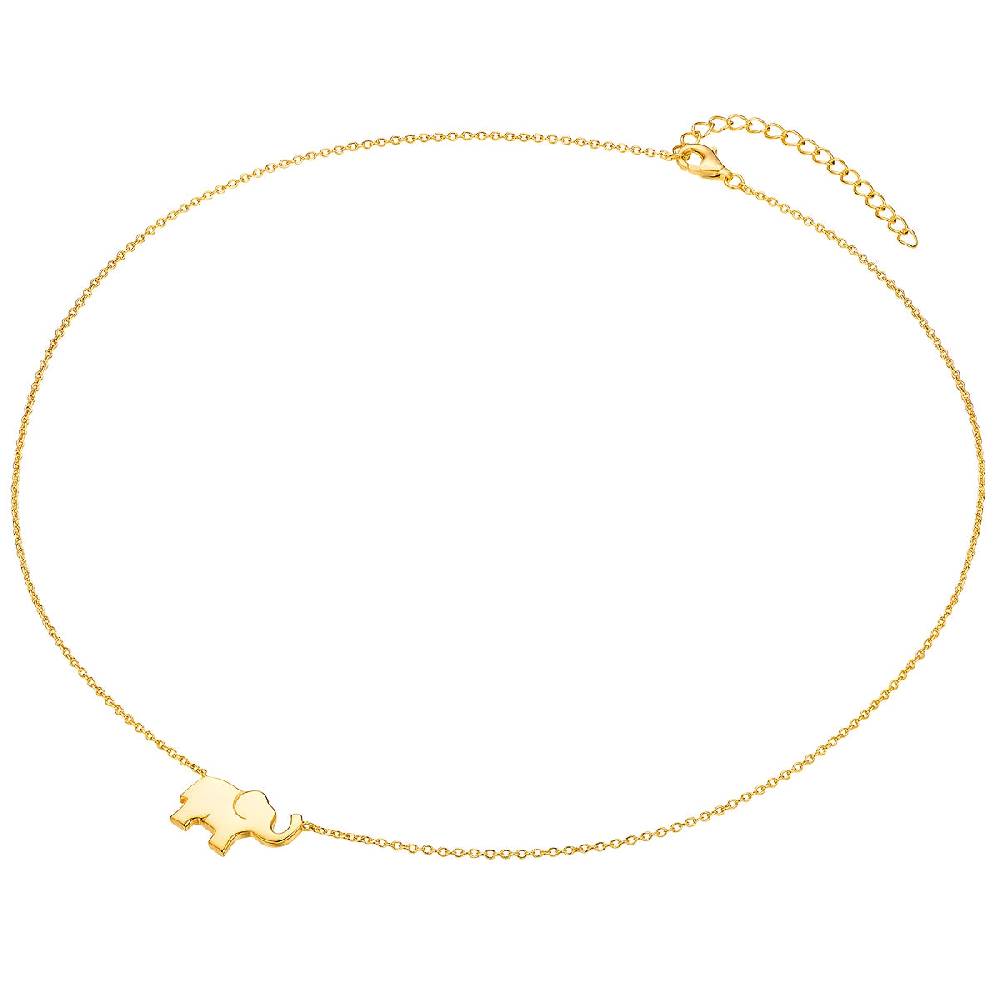 Rafaela Donata Kette mit Anhänger Sterling Silber geblgold Super Rabatt