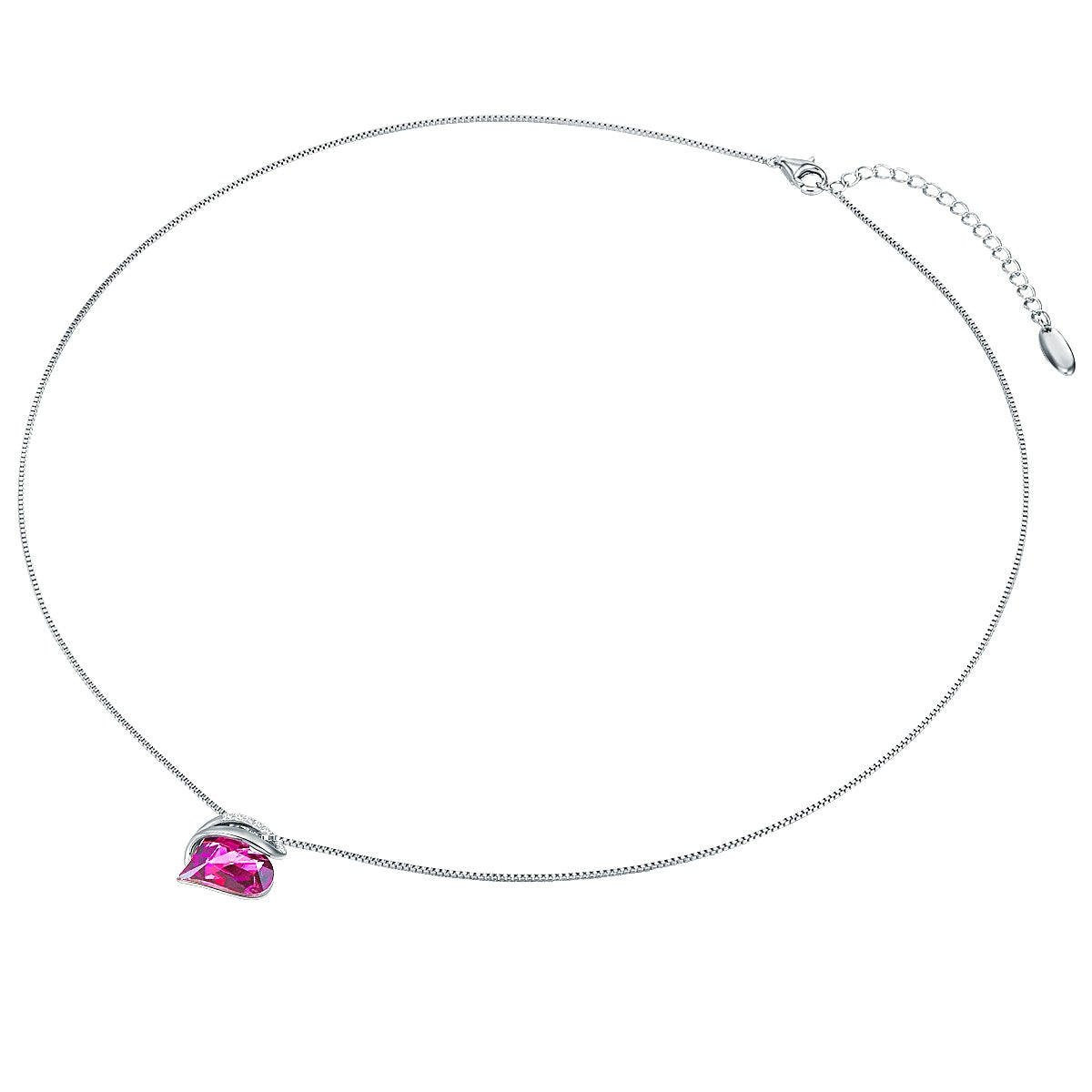 Rafaela Donata Kette mit Anhänger Sterling Silber verziert mit Kristallen von Swarovski® amethyst weiß 50% Rabatt für begrenzte Zeit