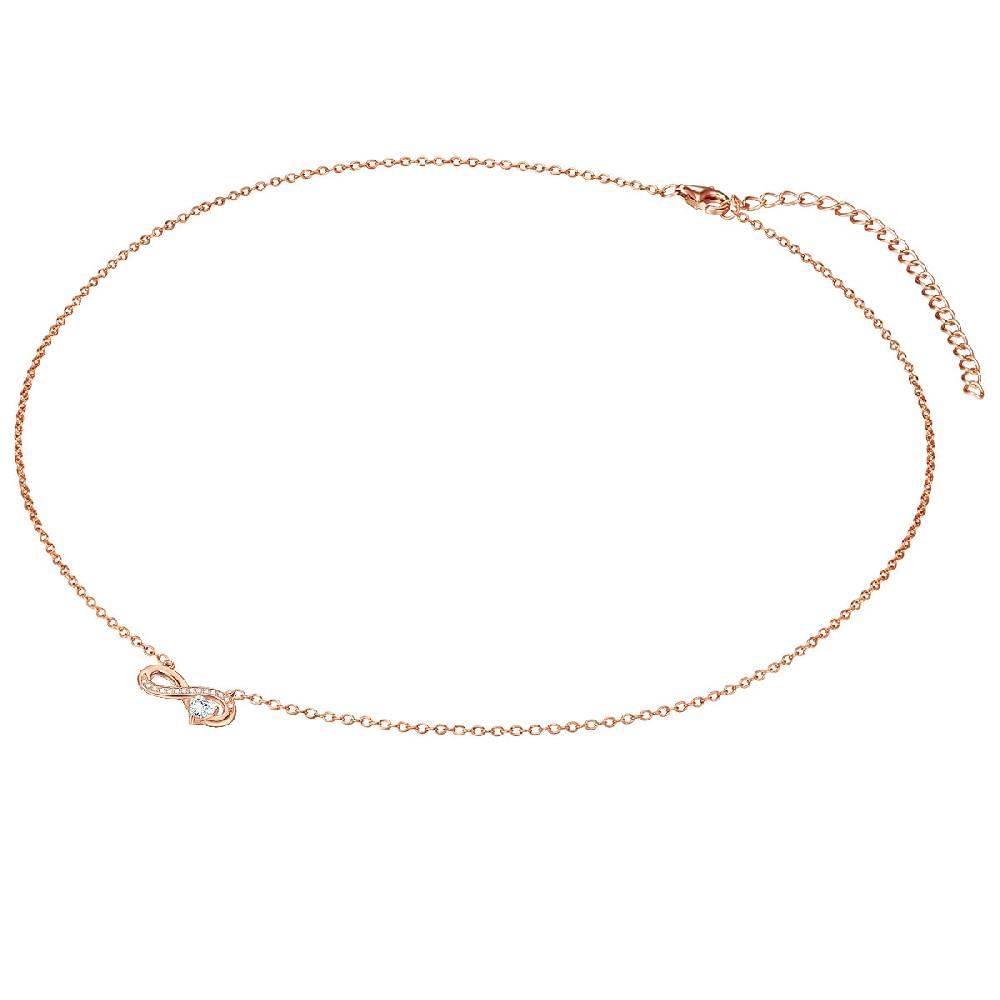 Rafaela Donata Kette mit Anhänger Sterling Silber roségold Zirkonia weiß Flash Sale