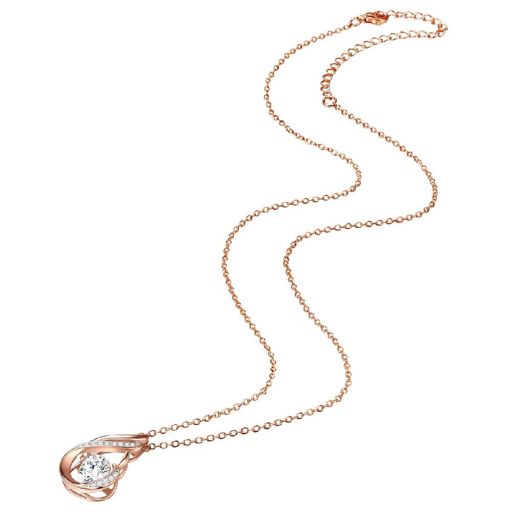 Rafaela Donata Kette mit Anhänger Sterling Silber roségold Zirkonia weiß Online Shopping