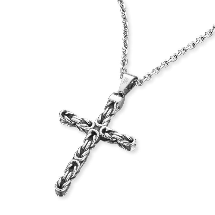 Save Brave Ankerkette Dan mit Anhänger Kreuz Save Brave Ankerkette Dan mit Anhänger Kreuz