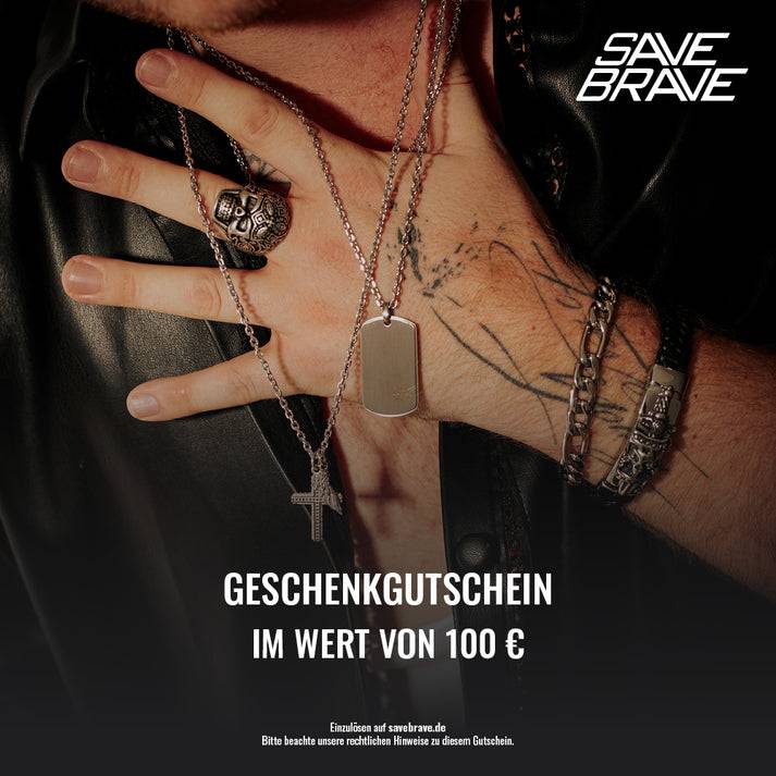 Save Brave Geschenkgutschein 100€ Save Brave Geschenkgutschein 100€