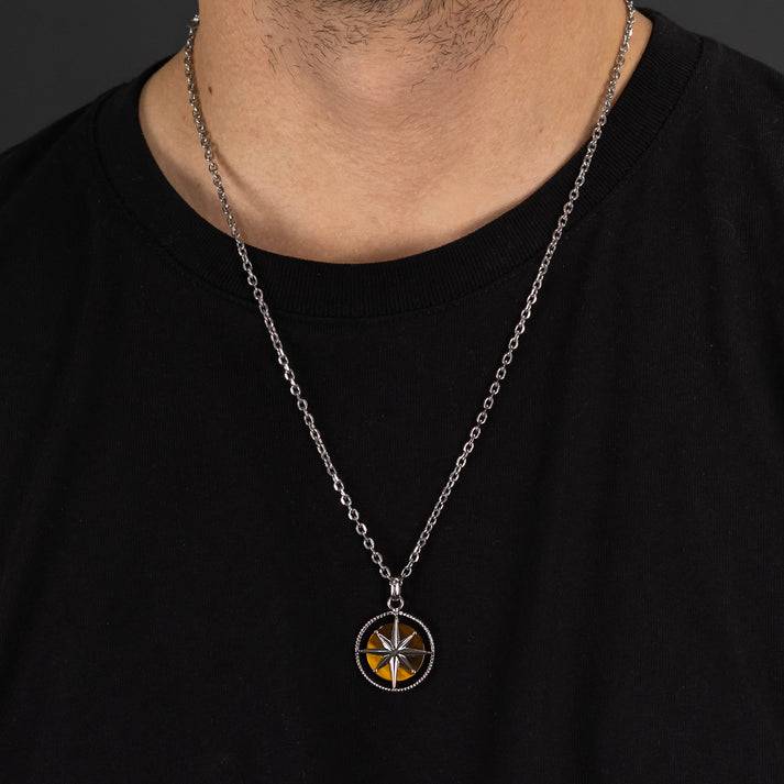 Save Brave Kette Polar mit braunem Tigerauge Discount Store für neue Produkte