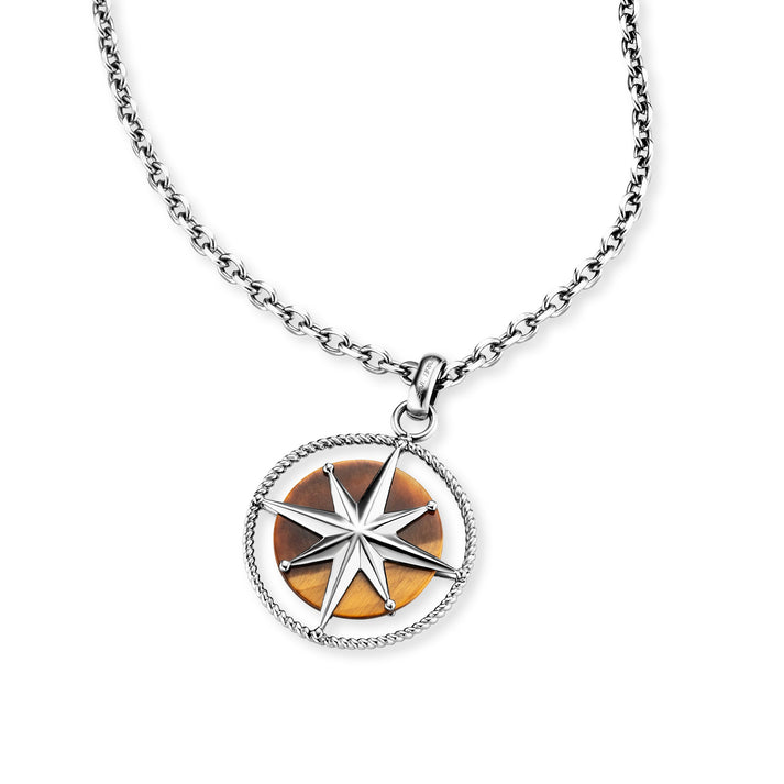 Save Brave Kette Polar mit braunem Tigerauge Discount Store für neue Produkte