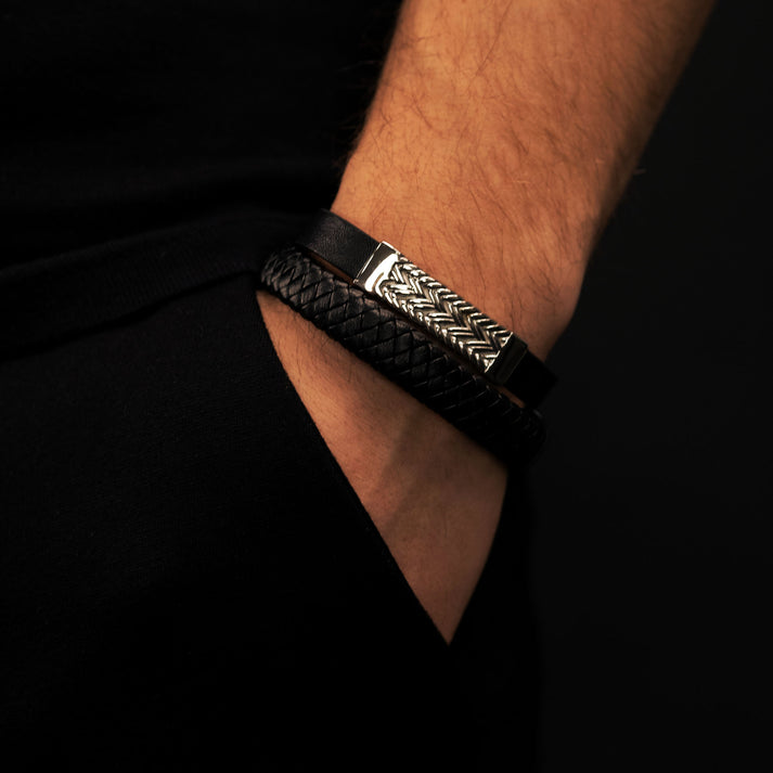 Save Brave Geflochtenes Lederarmband Harry Fabrikpreis