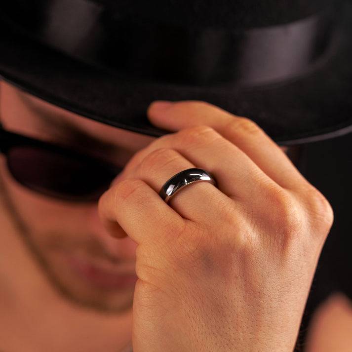 Save Brave Partnerring Romeo für Herren - Edelstahl & Keramik Online Shopping