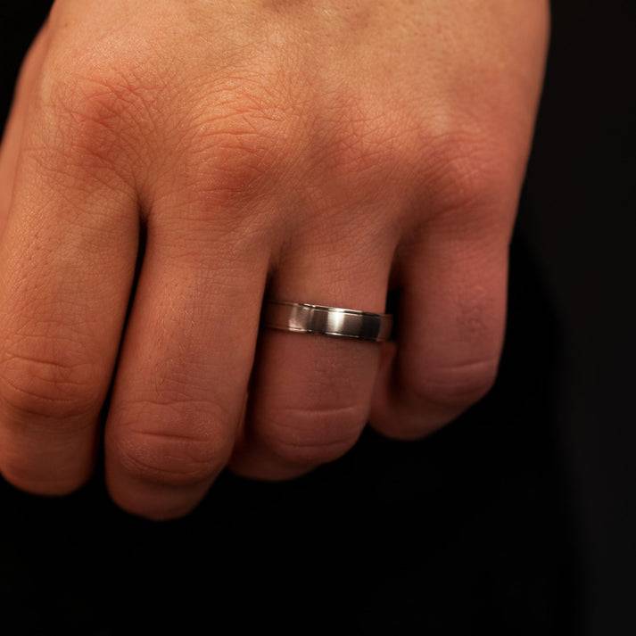Save Brave Partnerring Adam für Männer - Edelstahl Saisonschlussverkauf