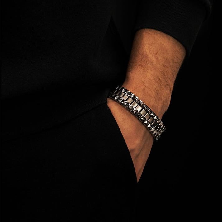 Save Brave Panzerarmband Steven - silber Tägliche Deals