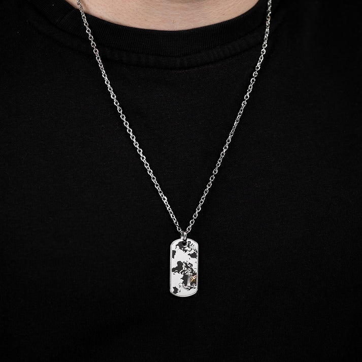 Save Brave Ankerkette mit Anhänger Worldanchor - Welt & Anker gold Rabatte dieses Monats