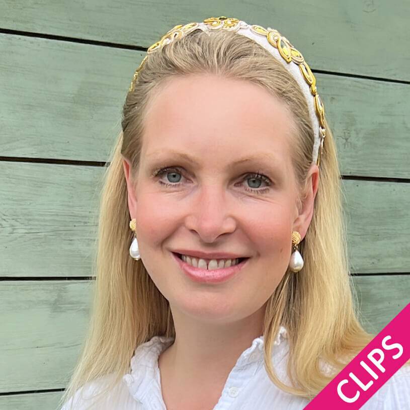 SchwesterSchwester Vergoldete Knoten-Ohrclips mit leichtem Baumwolltropfen Großer Ausverkauf