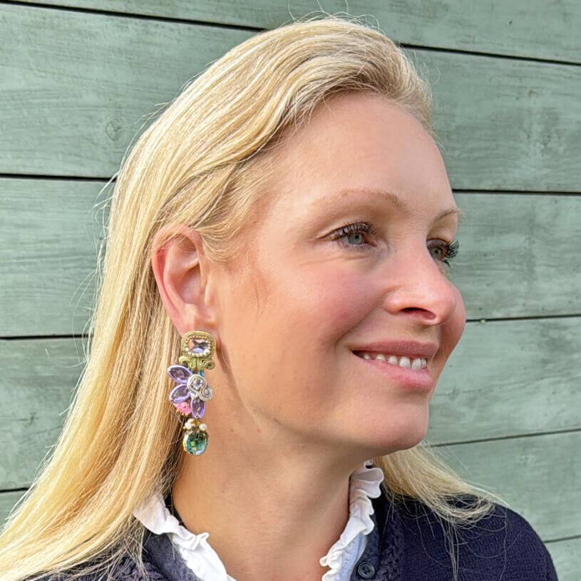 SchwesterSchwester Vorbestellbar - Dekorative Soutache-Ohrstecker in Pastelltönen Valentinstagsangebot