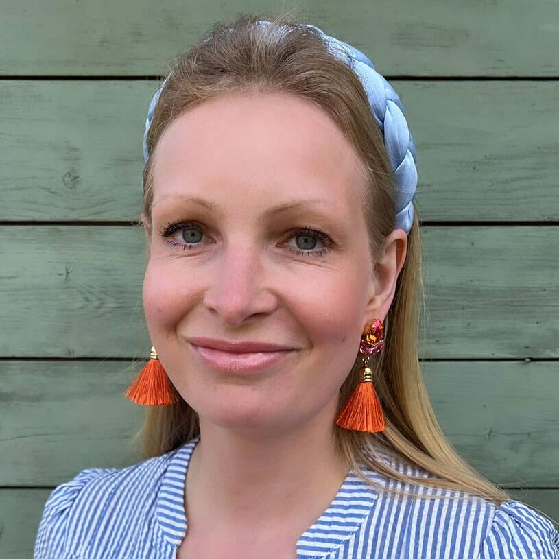 SchwesterSchwester Glitzernde Ohrstecker mit Glas-Kristallen in Pink und Orange mit edler Quaste Wochenangebot