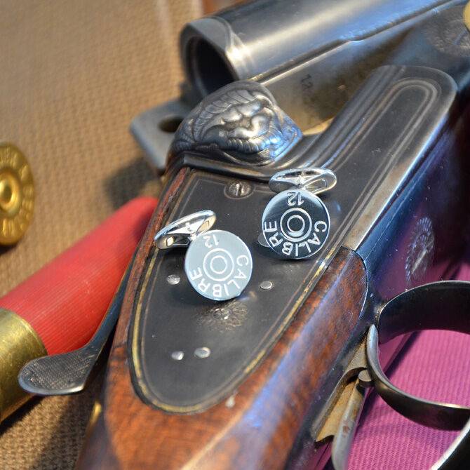 SchwesterSchwester Manschettenknöpfe Silber Calibre 12 Blitzverkäufe